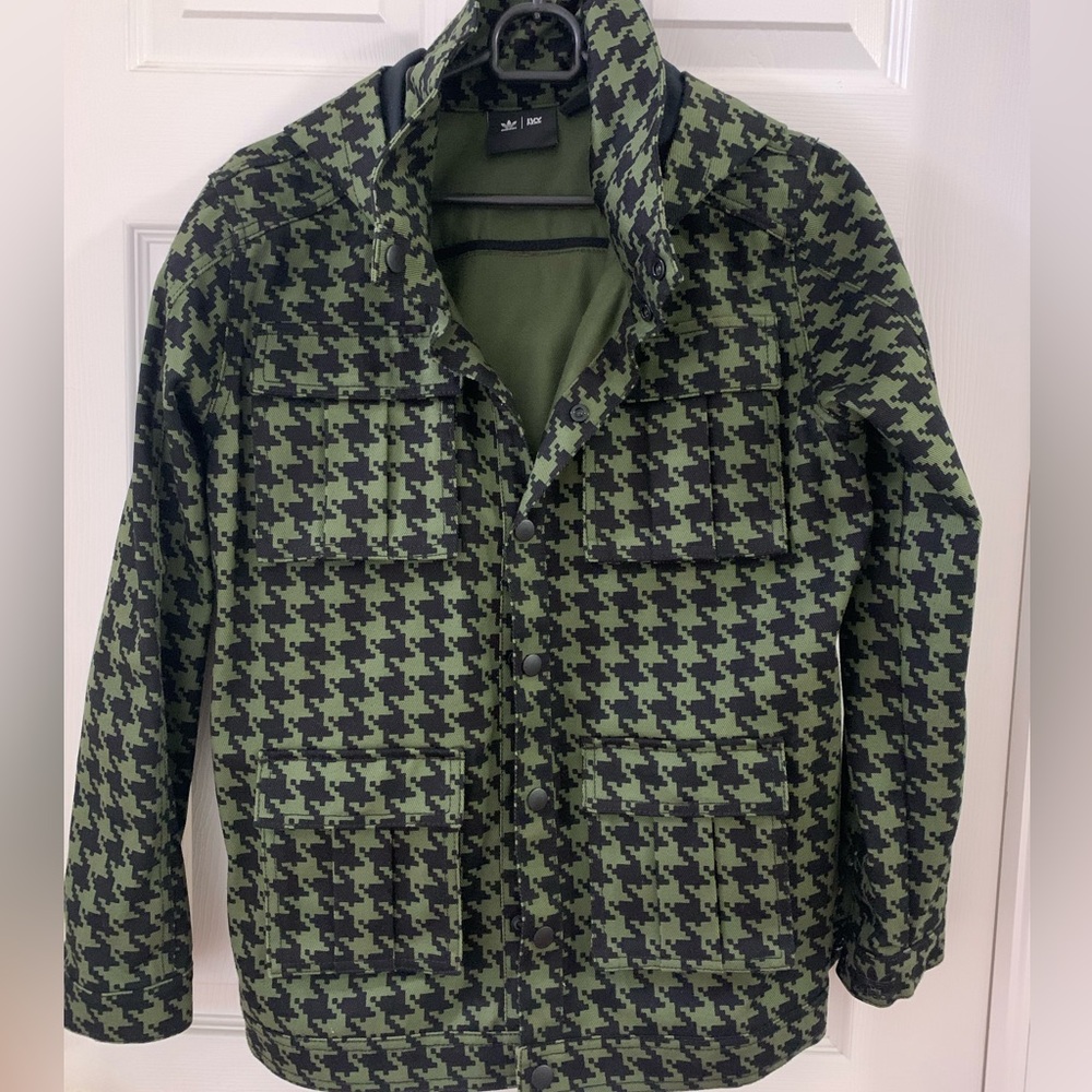 Adidas x IVY PARK heavy twill utility jacket.